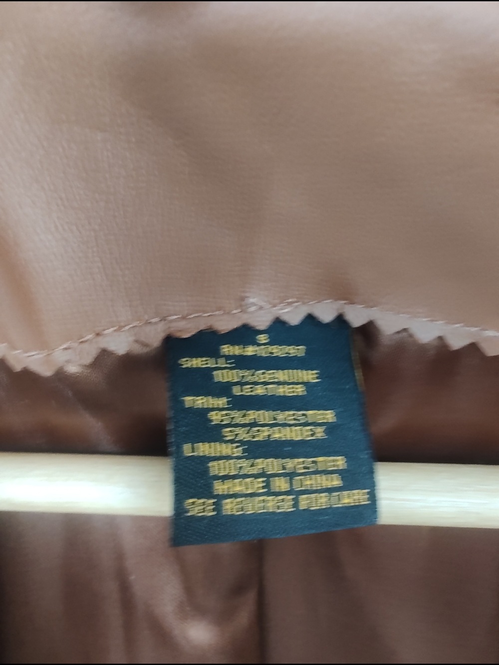 Iman Global ChicFaux Leather Cropped Jacket in Cognac Small - Picture 3 of 12